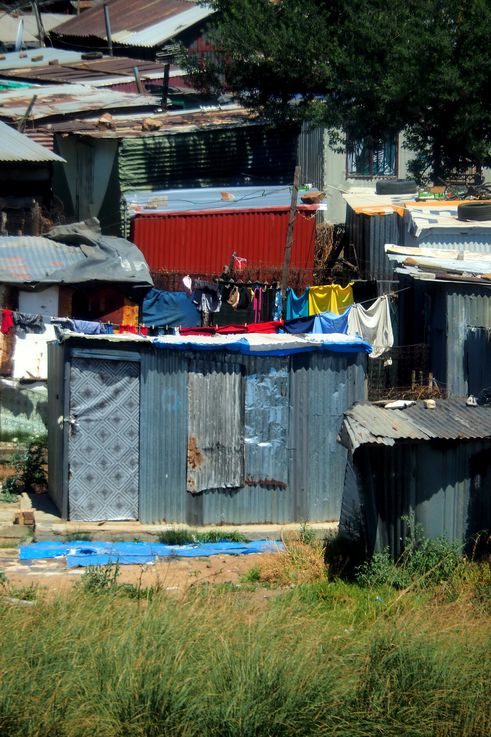 Barrios marginales de Soweto - Johannesburgo