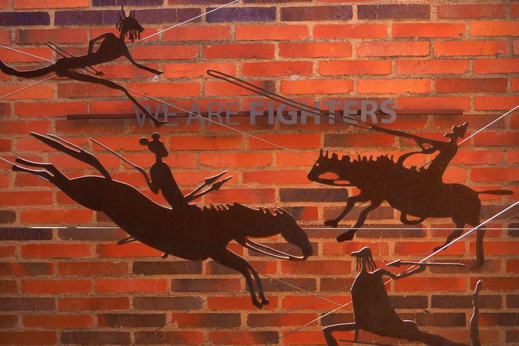 Somos luchadores - Museo del Apartheid - Johannesburgo