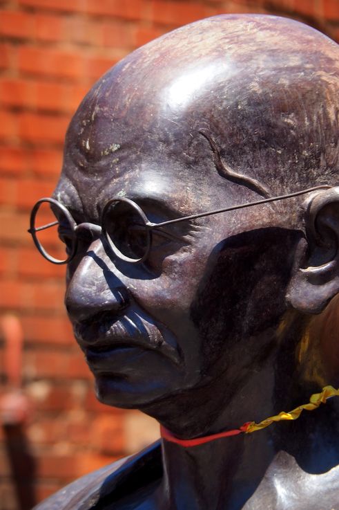 Gandhi en Constitution Hill - Johannesburgo