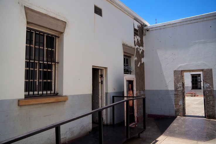Prisión de Mandela en Old Fort en Constitution Hill - Johannesburgo