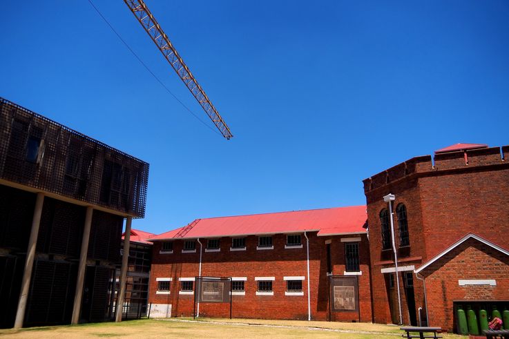 Prisión de mujeres en Constitution Hill en Johannesburgo