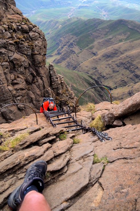 Echelles du Chain Ladders Royal Natal National Park