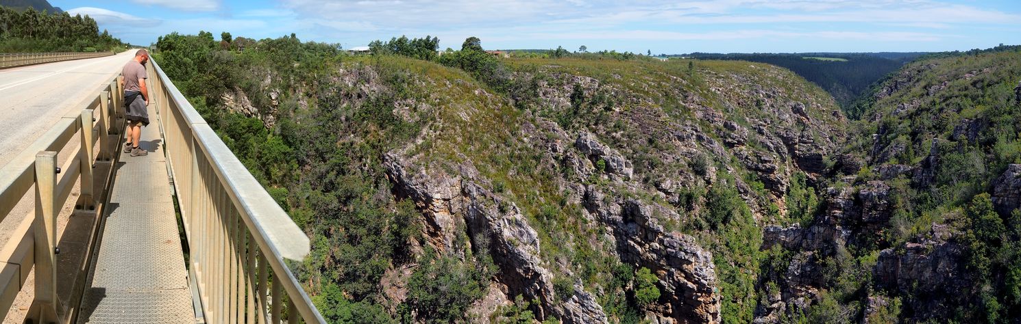 Storms River Bridge in Tsitsikamma National Park