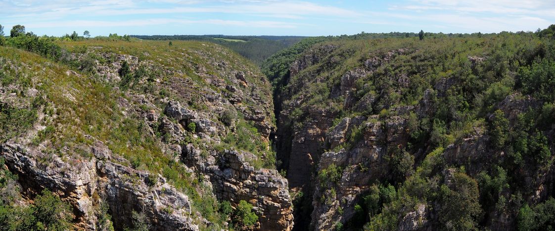 Storms River Bridge in Tsitsikamma National Park