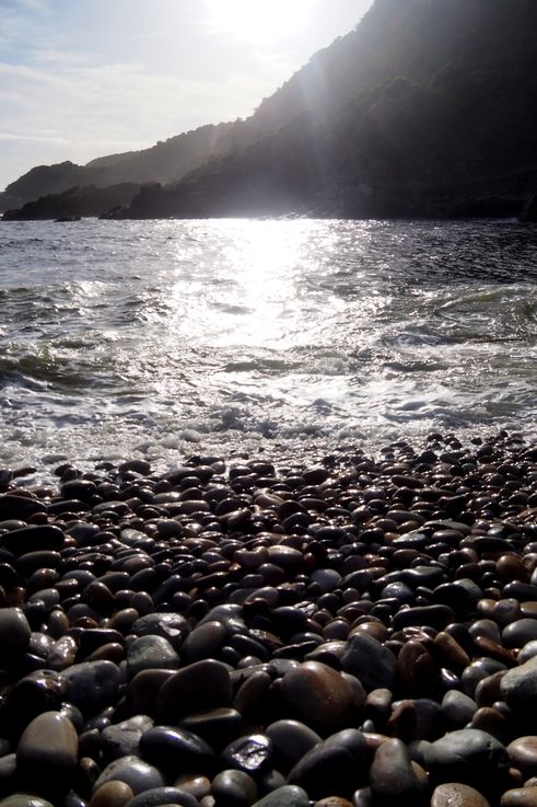 Pebble beach in Tsitsikamma National Park