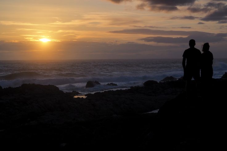 Sunset over Dolphin Campsite in Tsitsikamma National Park