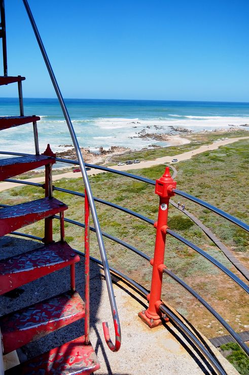 En el Faro del Cabo de las Agujas