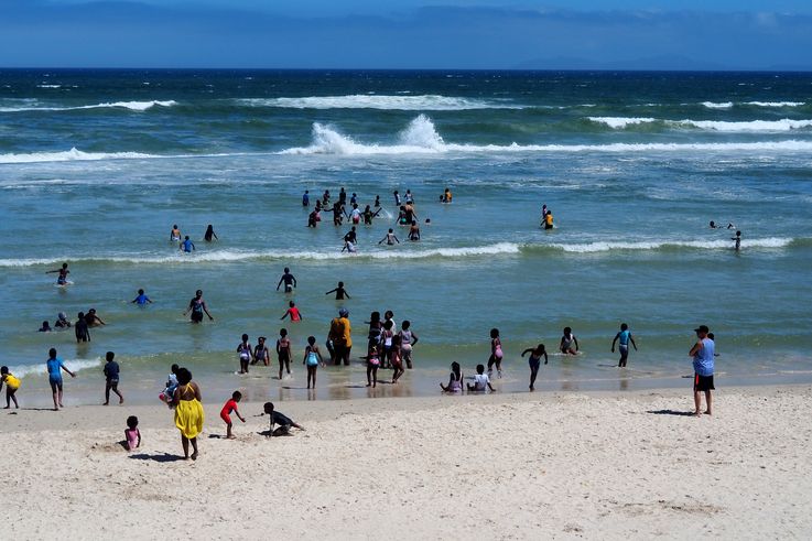 Playa del Pabellón Strandfontein de False Bay