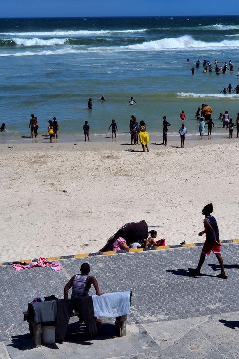 Playa del Pabellón Strandfontein de False Bay