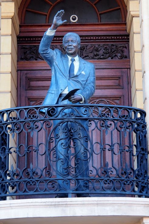 Nelson Madenla au City Hall à Cape Town
