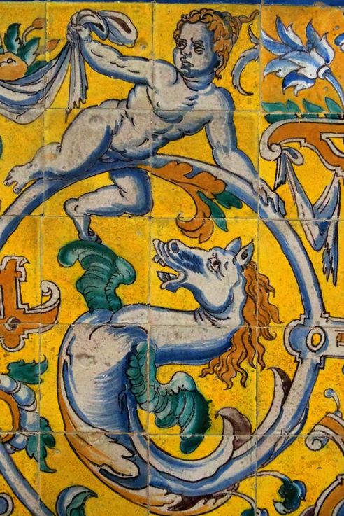 Loza en el Real Alcázar de Sevilla