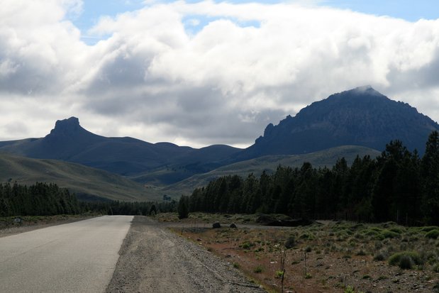 Relieve en la región del Río Negro