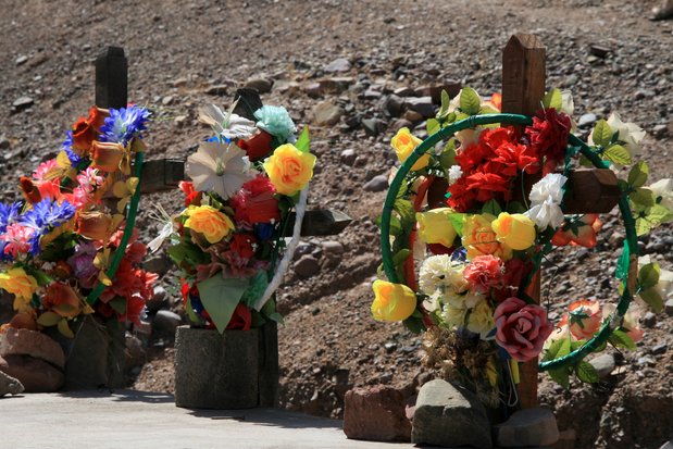 Maimara cemetery in the Humahuaca gorge