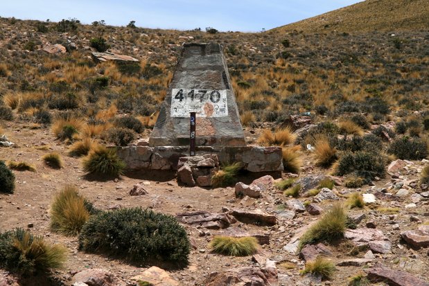 Altos del Morado. 4170 mètres.