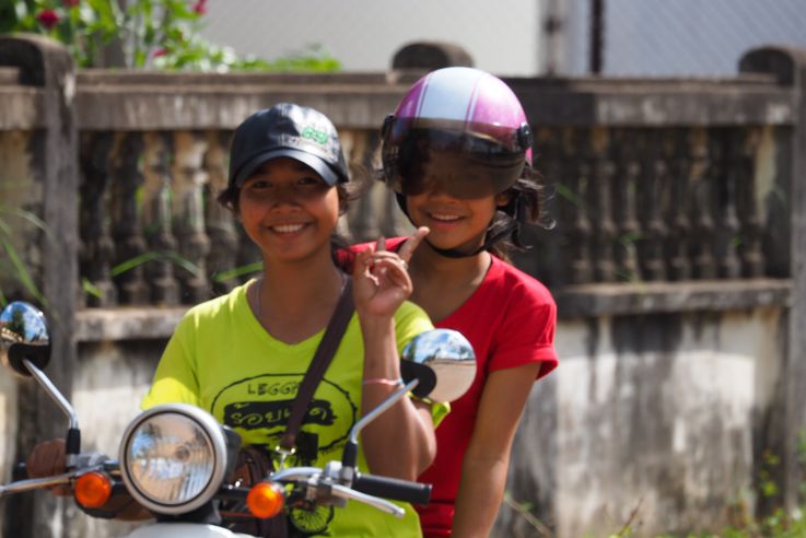 Moto à Kampong Cham