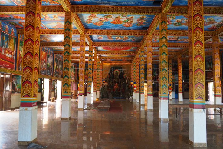 La pagode Tep Nimitt de Kampong Cham
