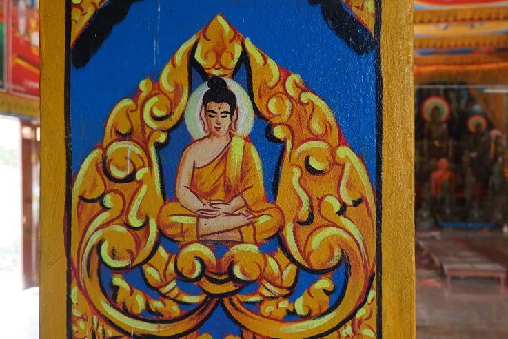 La pagode Tep Nimitt de Kampong Cham