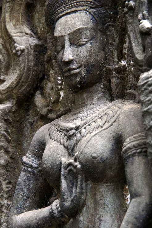 Apsara en el templo de Angkor Ta Prohm