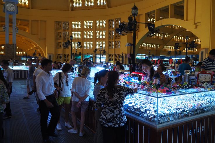 El Mercado Central de Phnom Penh