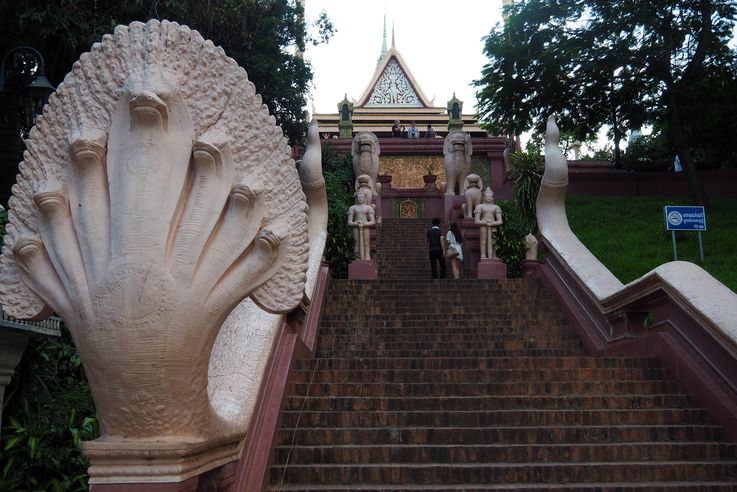 La Pagoda de Wat Phnom de Phnom Penh