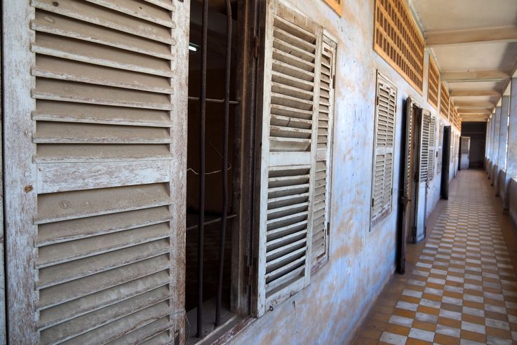 La prisión S21, Tuol Sleng, en Phnom Penh