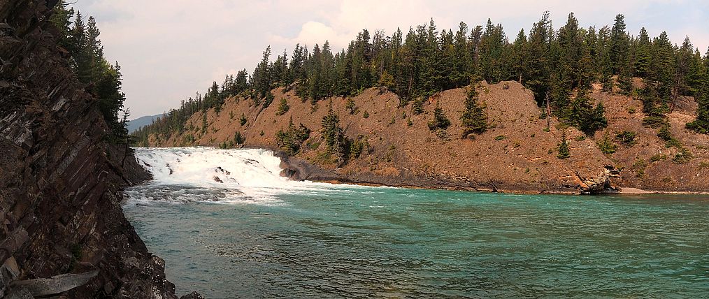 Bow Falls sur la rivière Bow, à Banff.