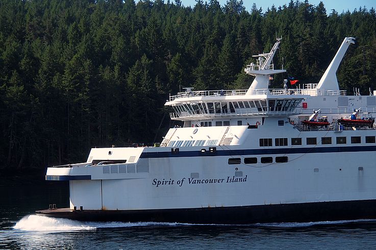 Spirit of Vancouver Island ferry in the Gulf Islands.