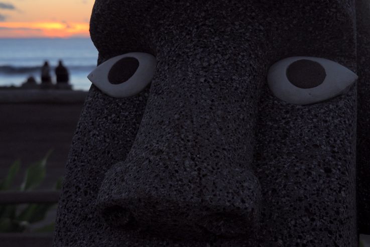 El camping Mihinoa en la Isla de Pascua