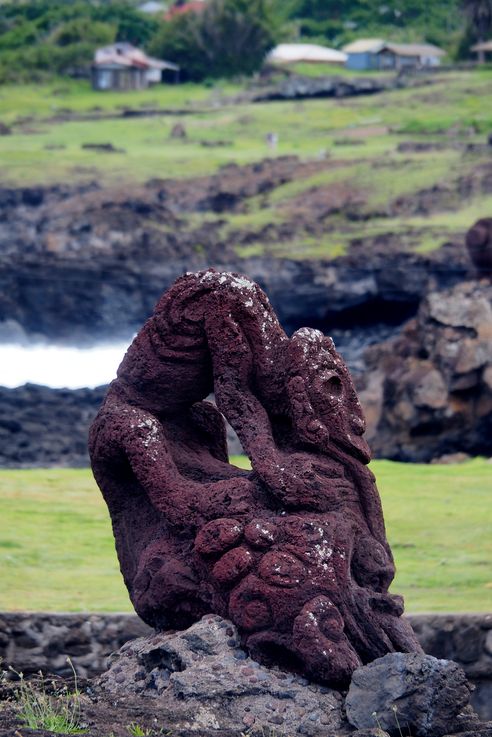 Hanga Roa en la Isla de Pascua