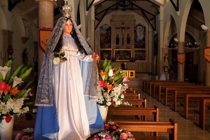 In the Saint John the Baptist Cathedral of Calama - Atacama Desert