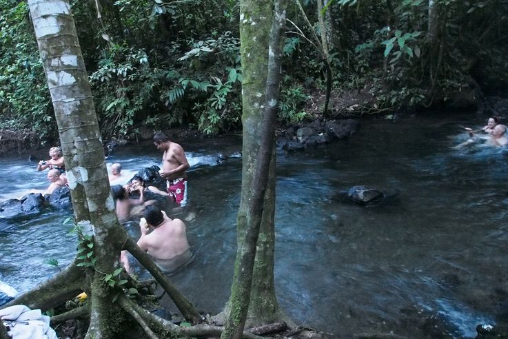 Tabacon hot river