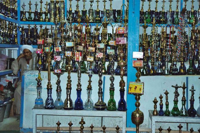 Hookah seller in Aswan