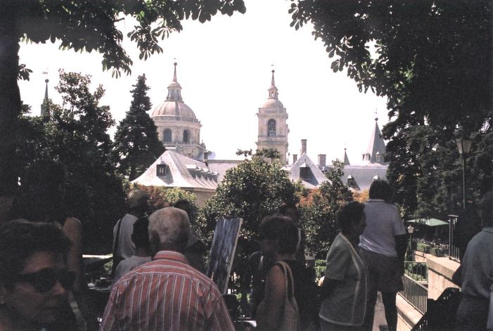 Peintres devant El Escorial