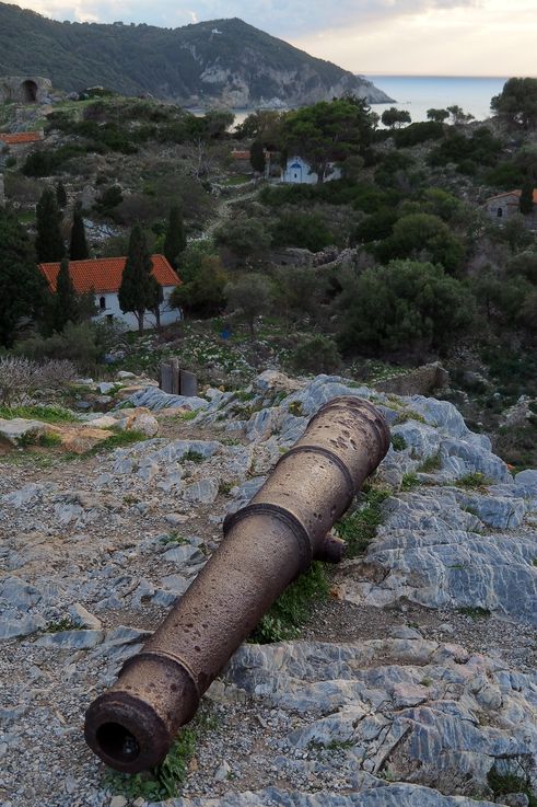 Ancien village fortifié de Kastro à Skiathos