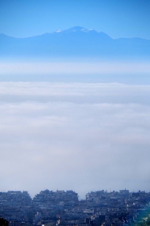 Mount Olympus from Thessaloniki