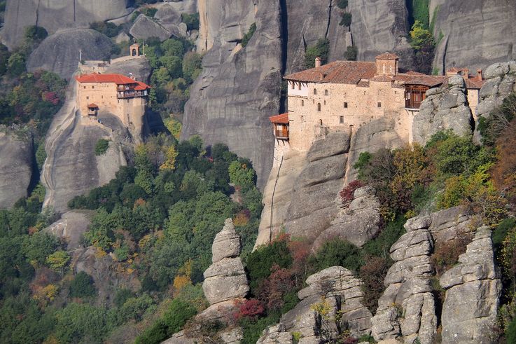 The Agios Nikolaos Monastery in Meteora