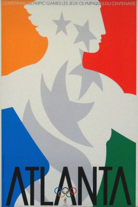 Affiche des jeux olympiques de Atlanta 1996