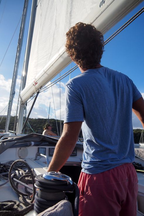 La vela mayor de Magix - Grande Anse d'Arlet - Martinique