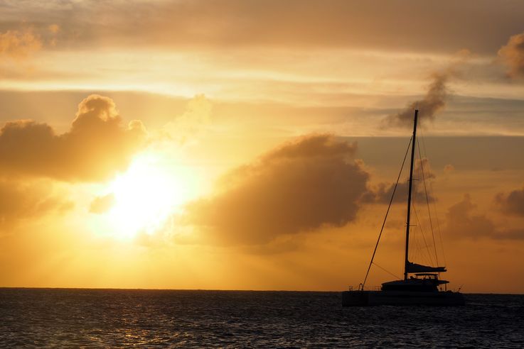 Atardecer sobre Saline Bay - San Vicente y las Granadinas