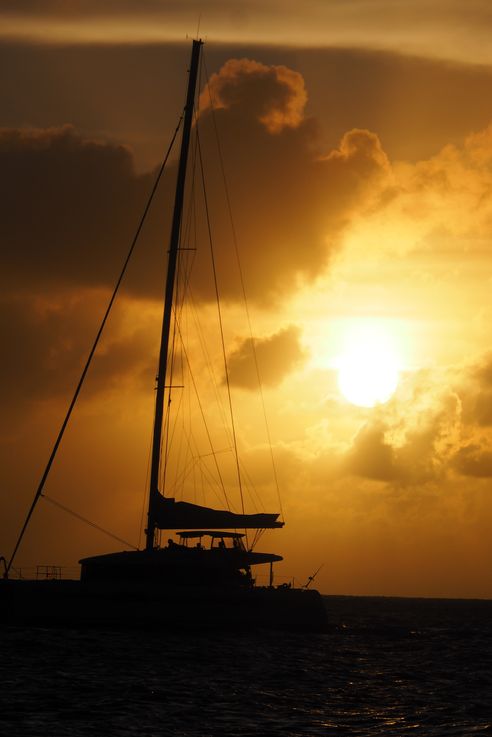 Atardecer sobre Saline Bay - San Vicente y las Granadinas