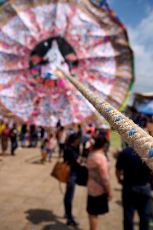 Festival de barriletes gigantes de Santiago Sacatepéquez