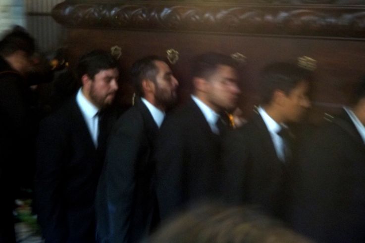 Procession of the 69th anniversary of the Buried Lord, School of Christ (Antigua)