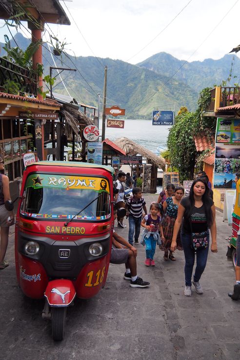 Tuk-tuk in San Pedro La Laguna