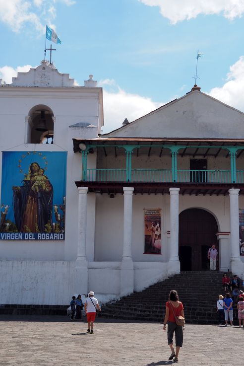 In the Santiago Apostol church in Santiago Atitlán