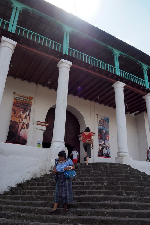 In the Santiago Apostol church in Santiago Atitlán