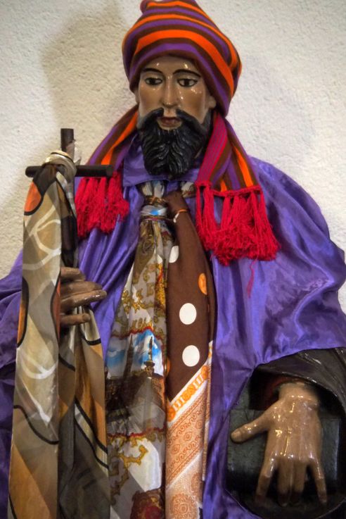 In the Santiago Apostol church in Santiago Atitlán