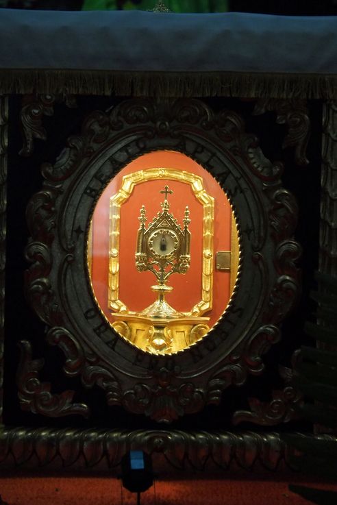 Relic in the Santiago Apostol church in Santiago Atitlán