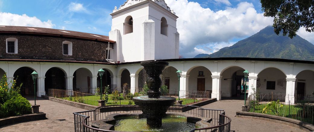 The Santiago Apostol church in Santiago Atitlán