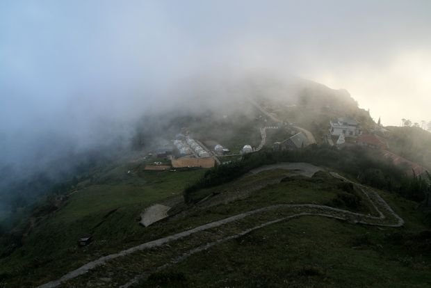 En trek dans le parc national de Singalila