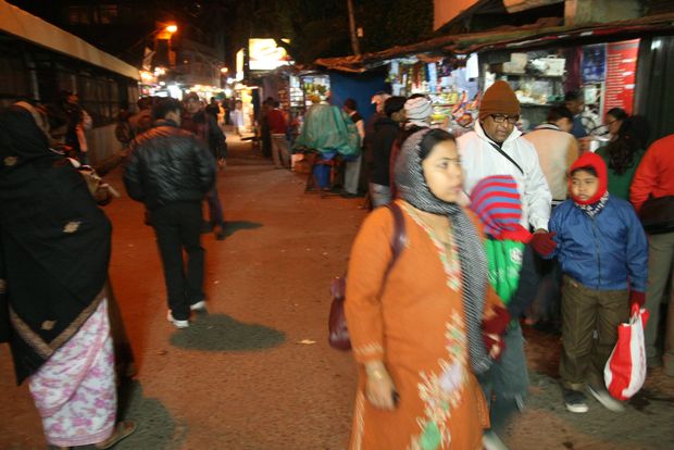 In the streets of Darjeeling